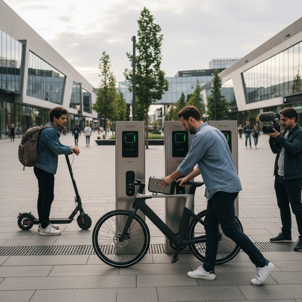 เทรนด์ EV โลก! สลับ Battery ให้ E-Bike ไวใน 1 นาที - ev-battery-swap-trend
