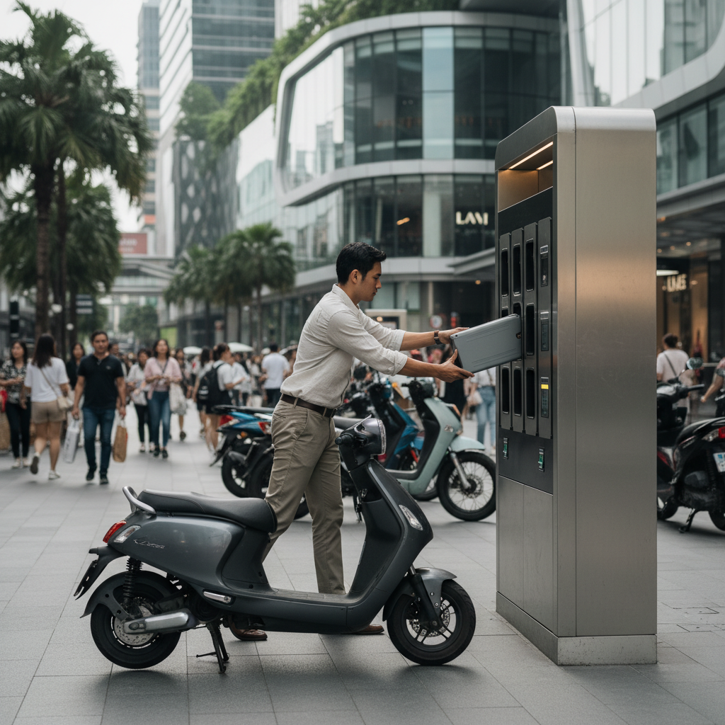 อัปเดตเทรนด์ EV 2026! ลุ้นนโยบายสถานีสลับแบตเตอรี่ทั่วไทย - ev-battery-swapping-station-trend