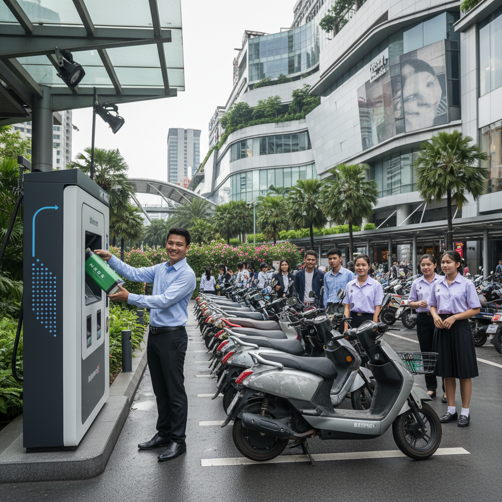 วิเคราะห์ EV ไทยครึ่งปีหลัง 2026: สถานีสลับแบตเตอรี่มาแรง - ev-battery-swapping-trend-2026