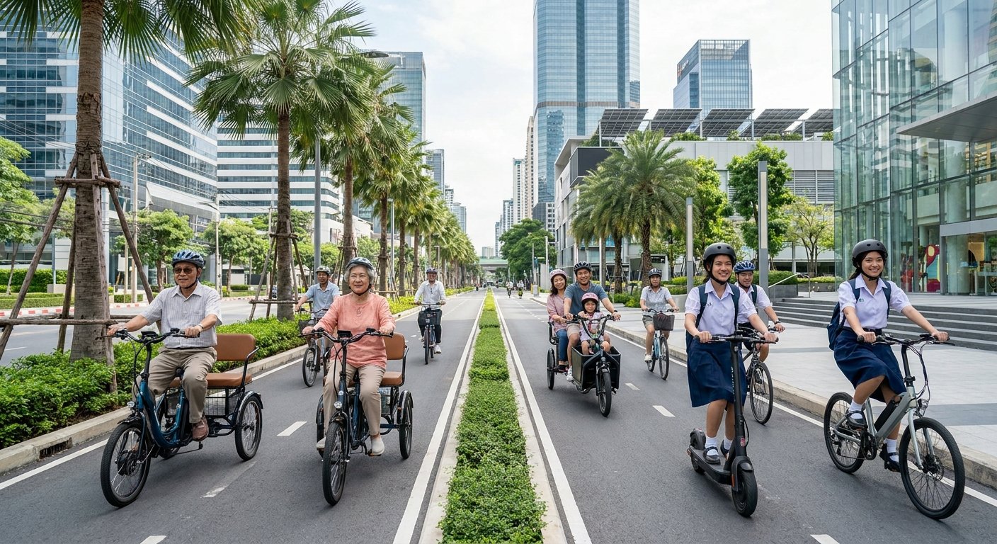 อนาคต EV 2026! จับตาภาครัฐขยายเลนพิเศษหนุนใช้ E-Bike