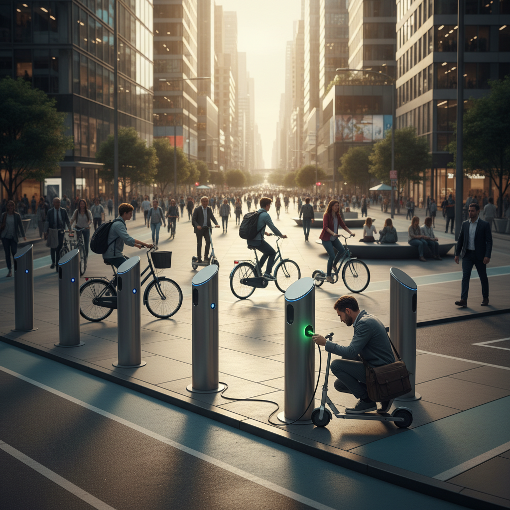 วิเคราะห์เทรนด์ 2026: จุดชาร์จ EV ทั่วเมืองดัน E-Bike โต - ev-charging-station-ebike-2026