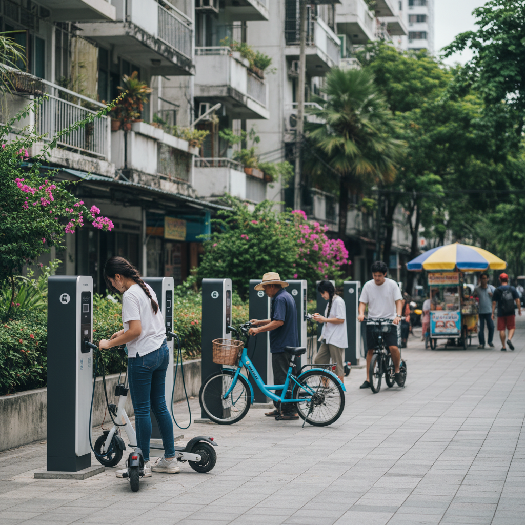 นโยบาย EV 2026: จับตารัฐหนุนสถานีชาร์จ E-Bike ทั่วไทย - ev-charging-station-policy-2026