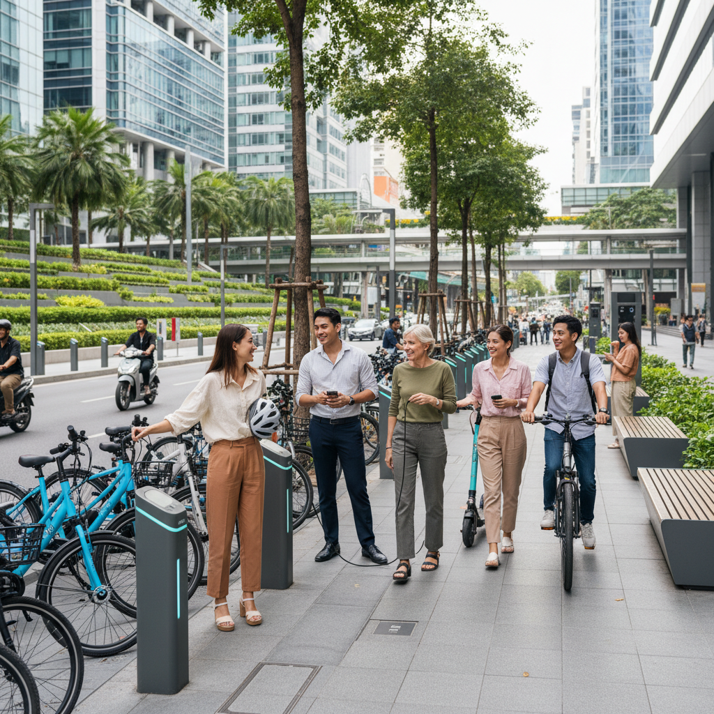 เทรนด์จุดชาร์จ EV 2026: หมดกังวลเรื่องแบตฯ E-Bike - ev-charging-station-trend-2026
