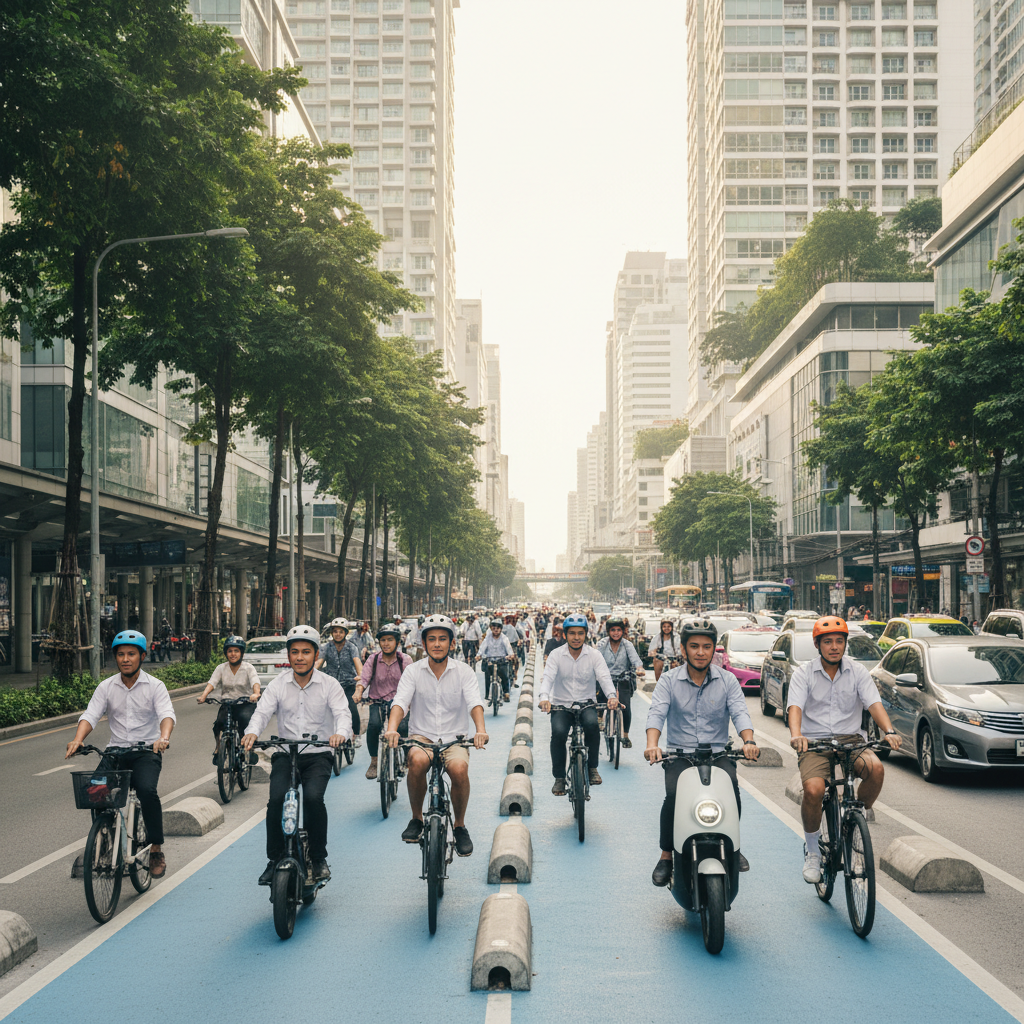 เทรนด์โลก 2026: ไทยจ่อผุดเลนพิเศษหนุนใช้ E-Bike - ev-micro-mobility-lane-trend