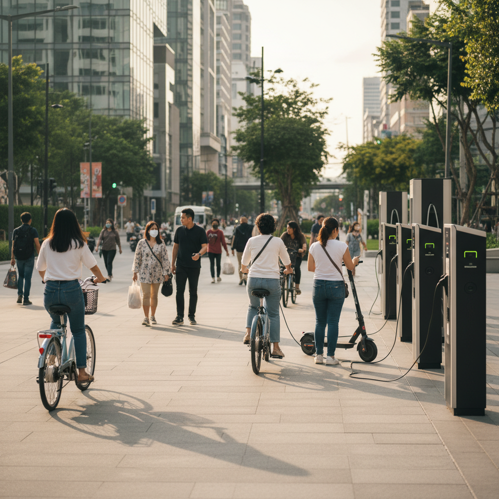 จับตานโยบาย EV ปลายปี 2026: ขยายจุดชาร์จหนุนคนไทยใช้ E-Bike - ev-policy-charging-station-ebike