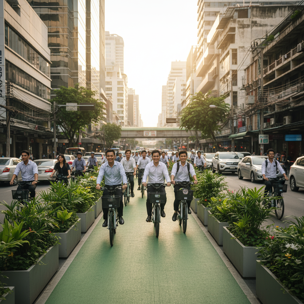 จับตานโยบาย EV ครึ่งปีหลัง! จ่อผุดเลน E-Bike ทั่วกรุง - ev-policy-ebike-lane-trend