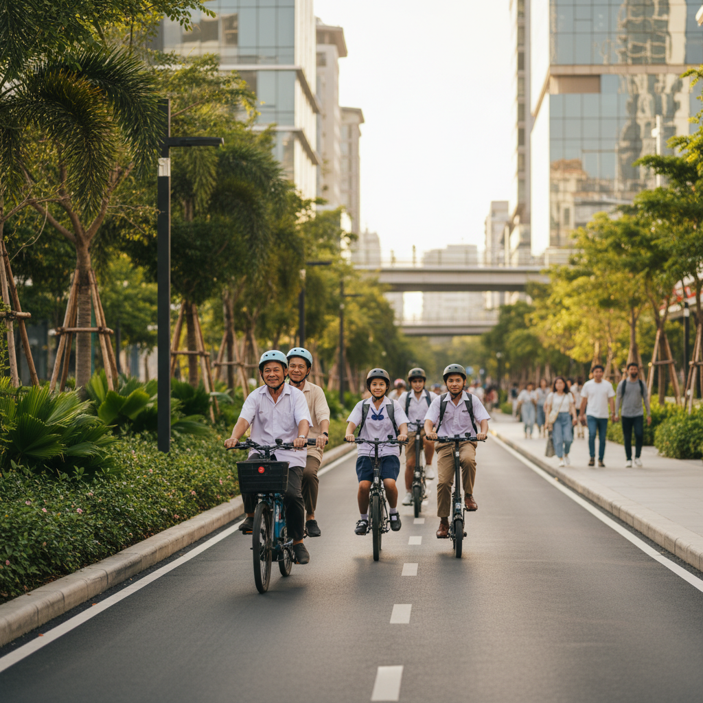 วิเคราะห์นโยบาย EV 2026: ขยายเลนจักรยานไฟฟ้า ปลอดภัยทุกวัย - ev-policy-ebike-lane-trend
