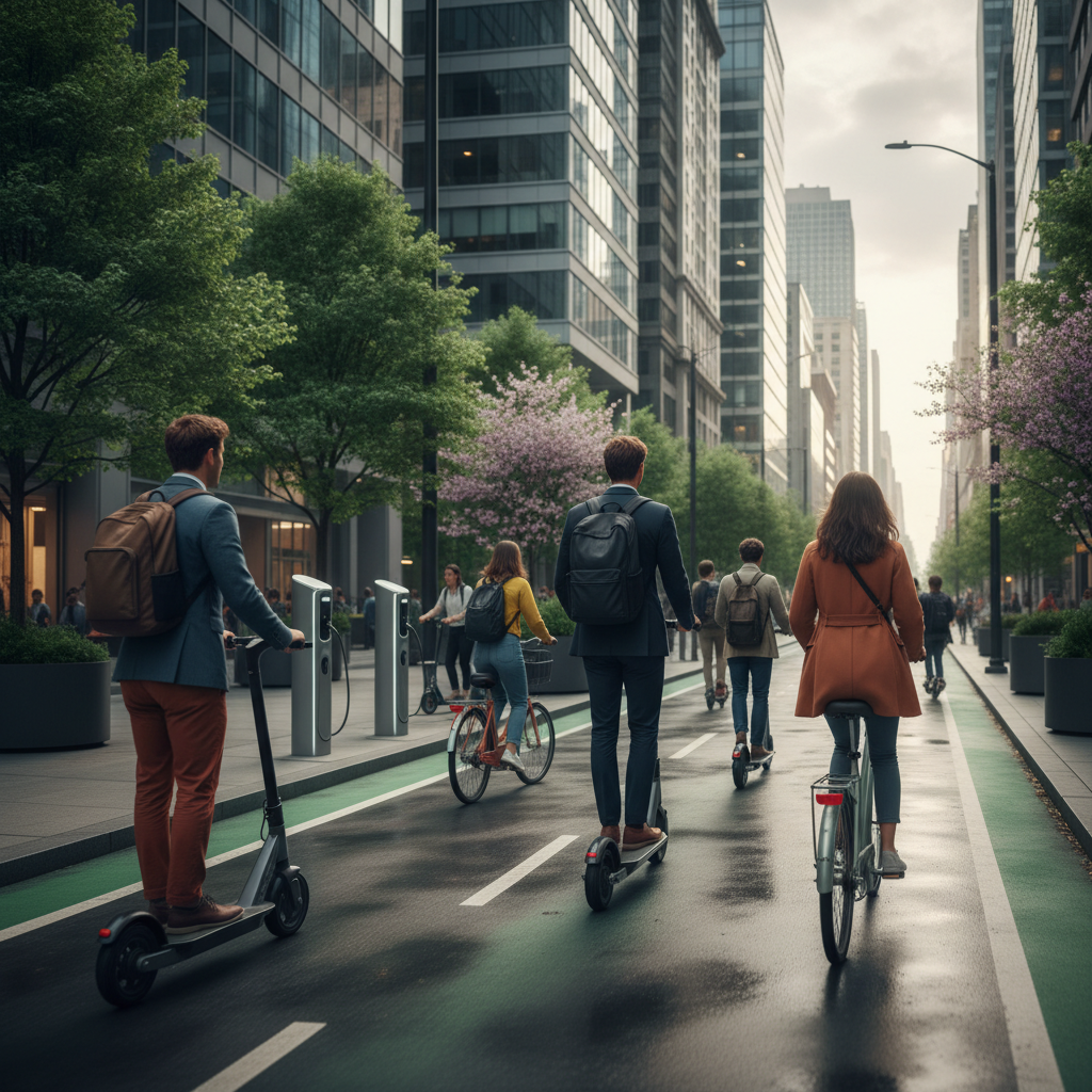 เทรนด์ Micro-Mobility 2026: Scooter เปลี่ยนอนาคตคนเมือง - ev-scooter-micro-mobility-trend