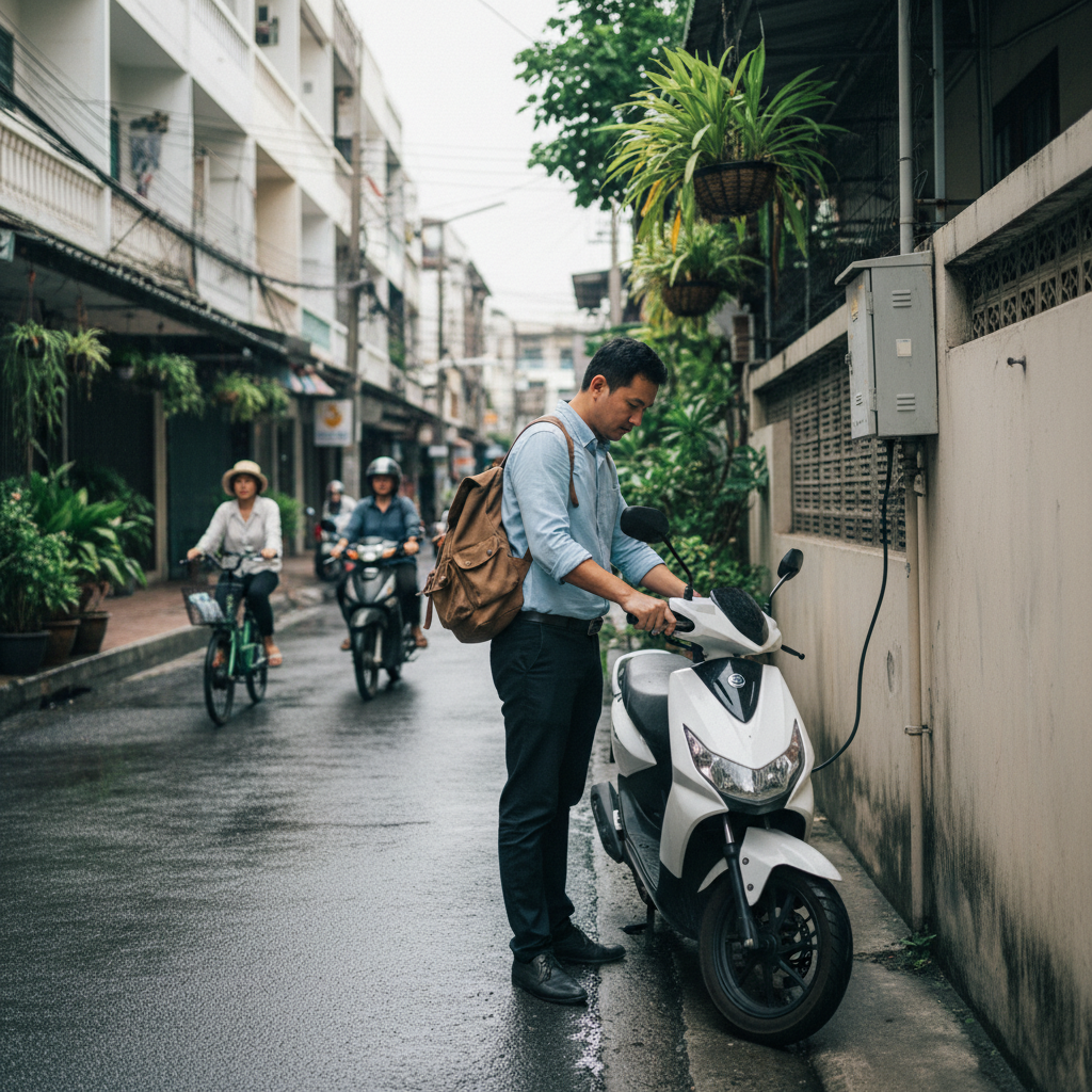เจาะเทรนด์ EV 2026: สกู๊ตเตอร์ไฟฟ้าทางรอดสู้ค่าน้ำมัน - ev-scooter-trend-cost-saving
