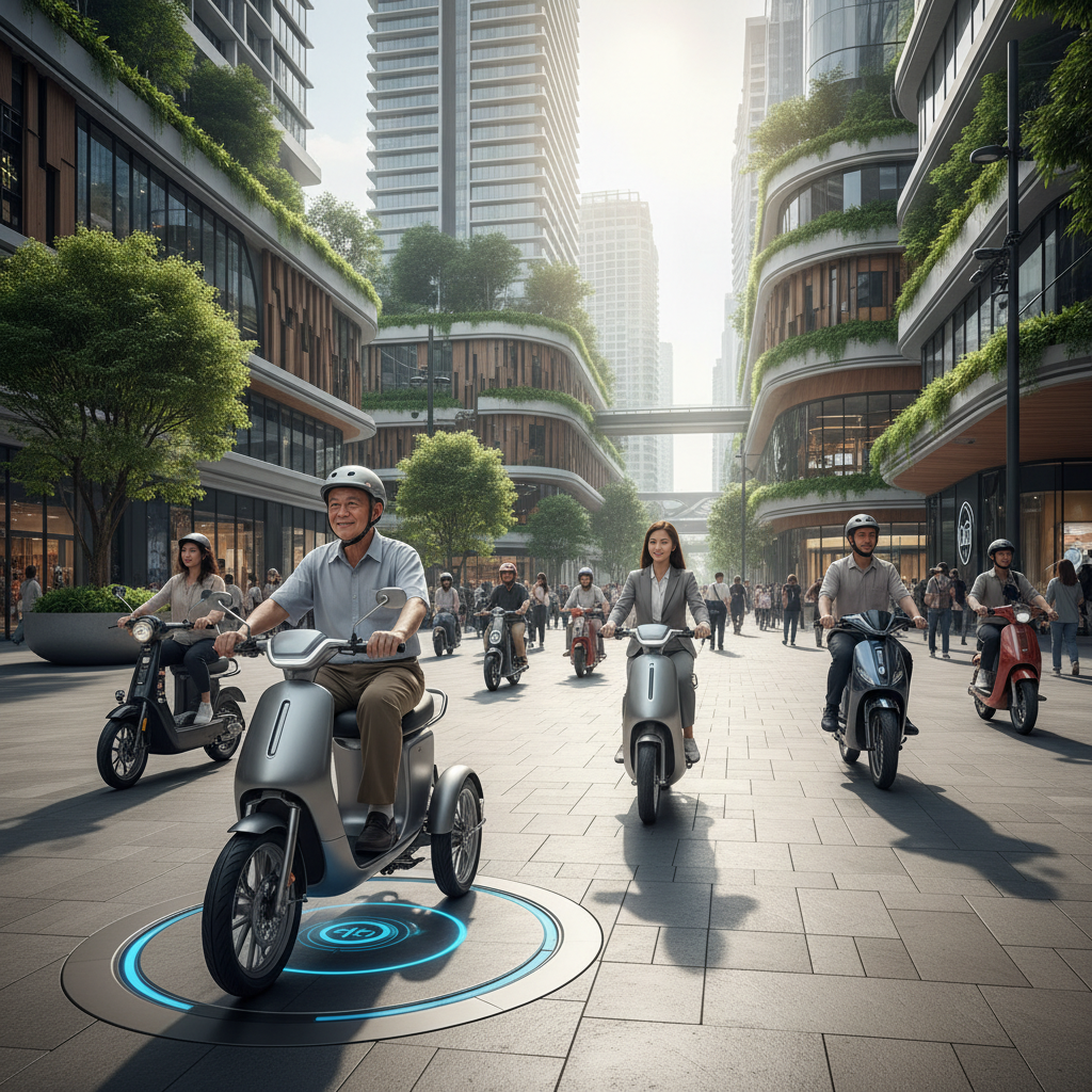 อนาคต EV ไทย! เทรนด์ปี 2026 E-Bike ผสาน AI ขับขี่ปลอดภัย - future-ai-ebike-trend-2026