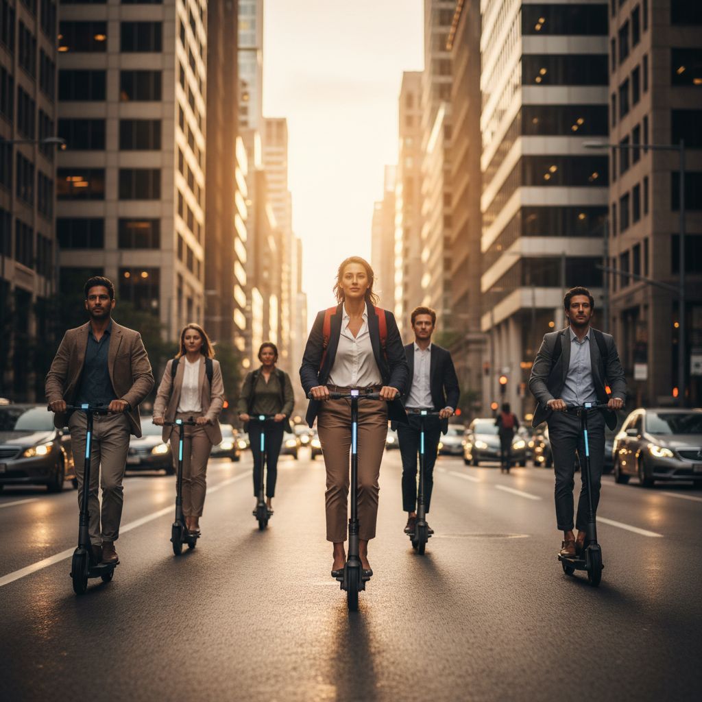 อนาคตการเดินทาง 2026: สกู๊ตเตอร์ไฟฟ้า เทรนด์ใหม่วัยทำงาน - future-commute-escooter-trend-2026