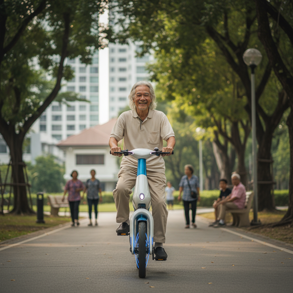 เทรนด์อนาคต 2026: E-Bike ทรงตัวอัตโนมัติ เจาะกลุ่มวัยเก๋า - future-ebike-auto-balance-seniors