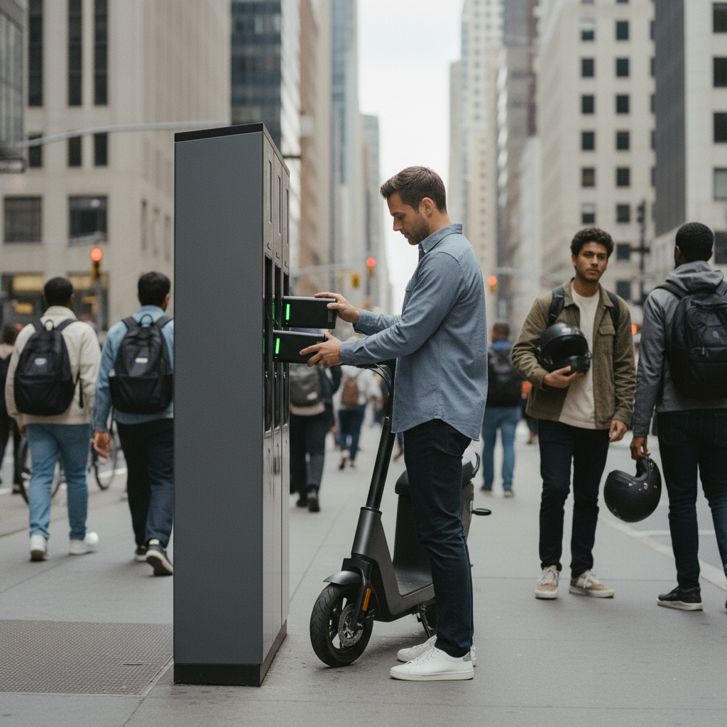 รีวิวเทรนด์อนาคต: สถานีสลับแบต E-Bike ชาร์จไวไม่ต้องรอ - future-ebike-battery-swap-trend