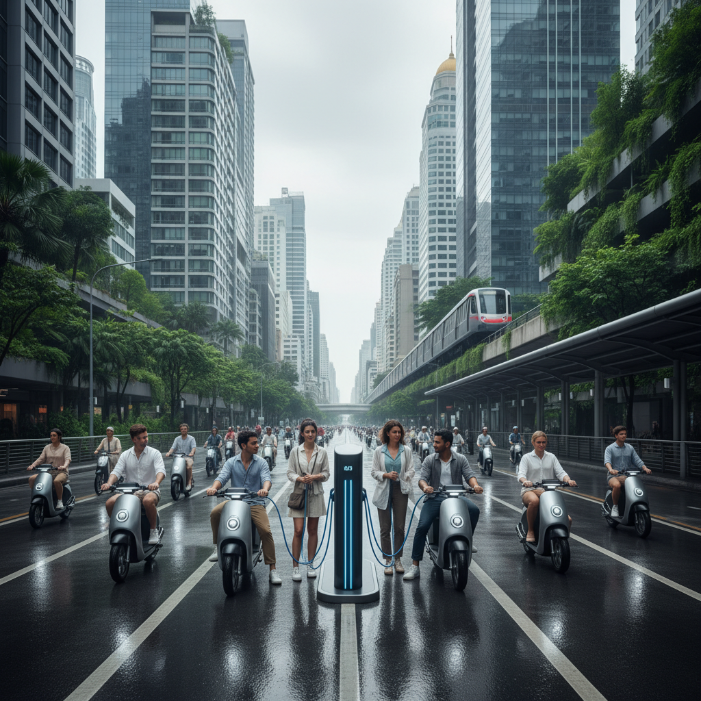 เทรนด์อนาคต 2026: สกู๊ตเตอร์ EV พลิกโฉมการเดินทางคนกรุง - future-ev-scooter-urban-trend