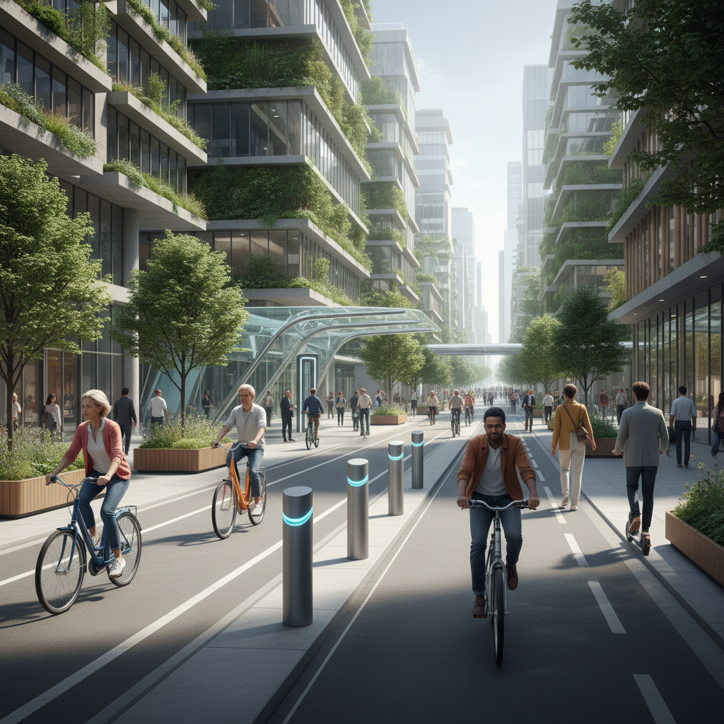 เทรนด์เมืองใหม่ 2026: E-Bike ตอบโจทย์การเดินทางยุค EV - future-smart-city-ebike-ev