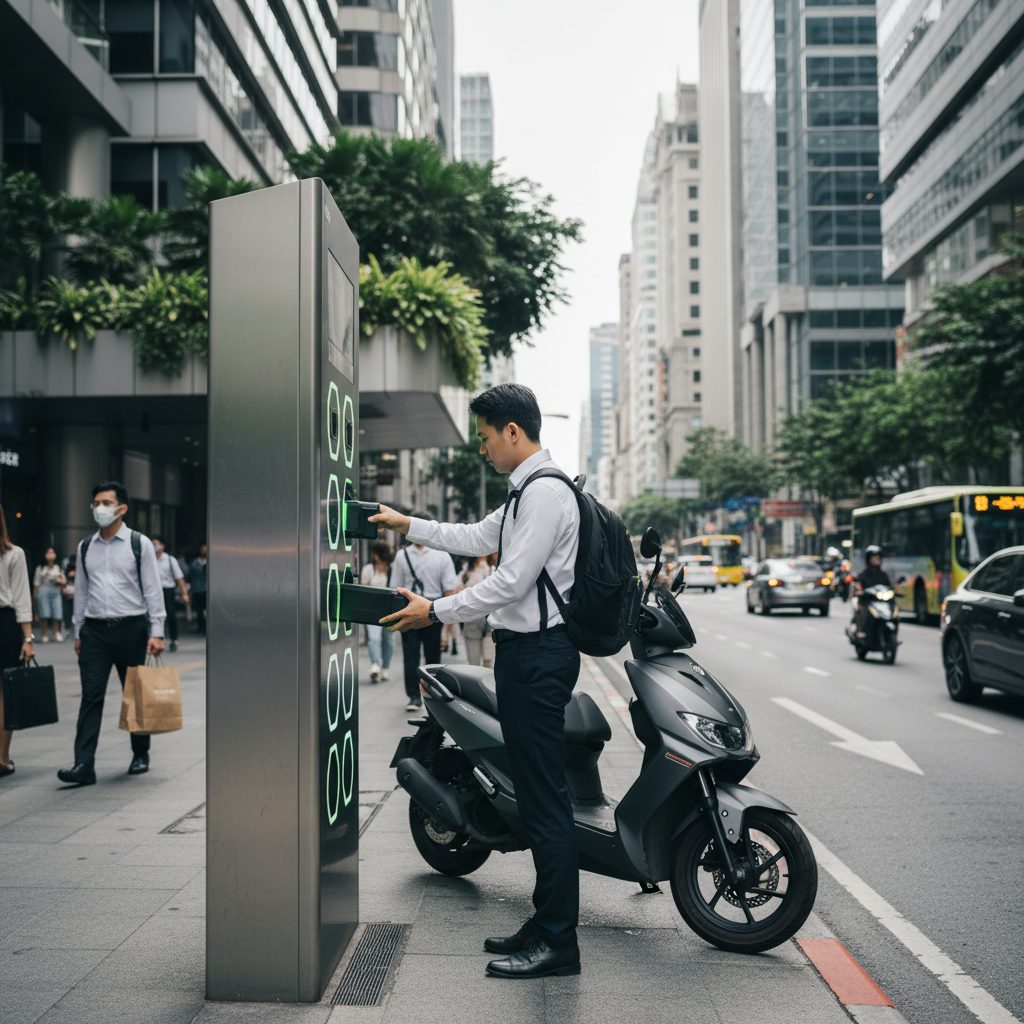 เทรนด์อนาคต: นวัตกรรมสลับแบตเตอรี่ E-Bike ลดเวลาชาร์จ - future-swappable-battery-ebike-trend