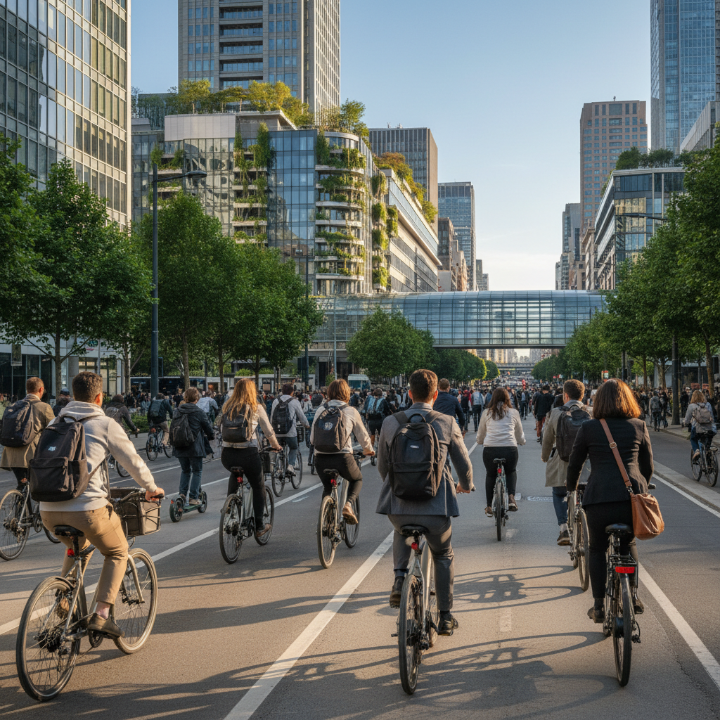อนาคตเมือง 2026: เทรนด์ถนนปลอดมลพิษดัน E-Bike ยอดพุ่ง - future-zero-emission-road-ebike
