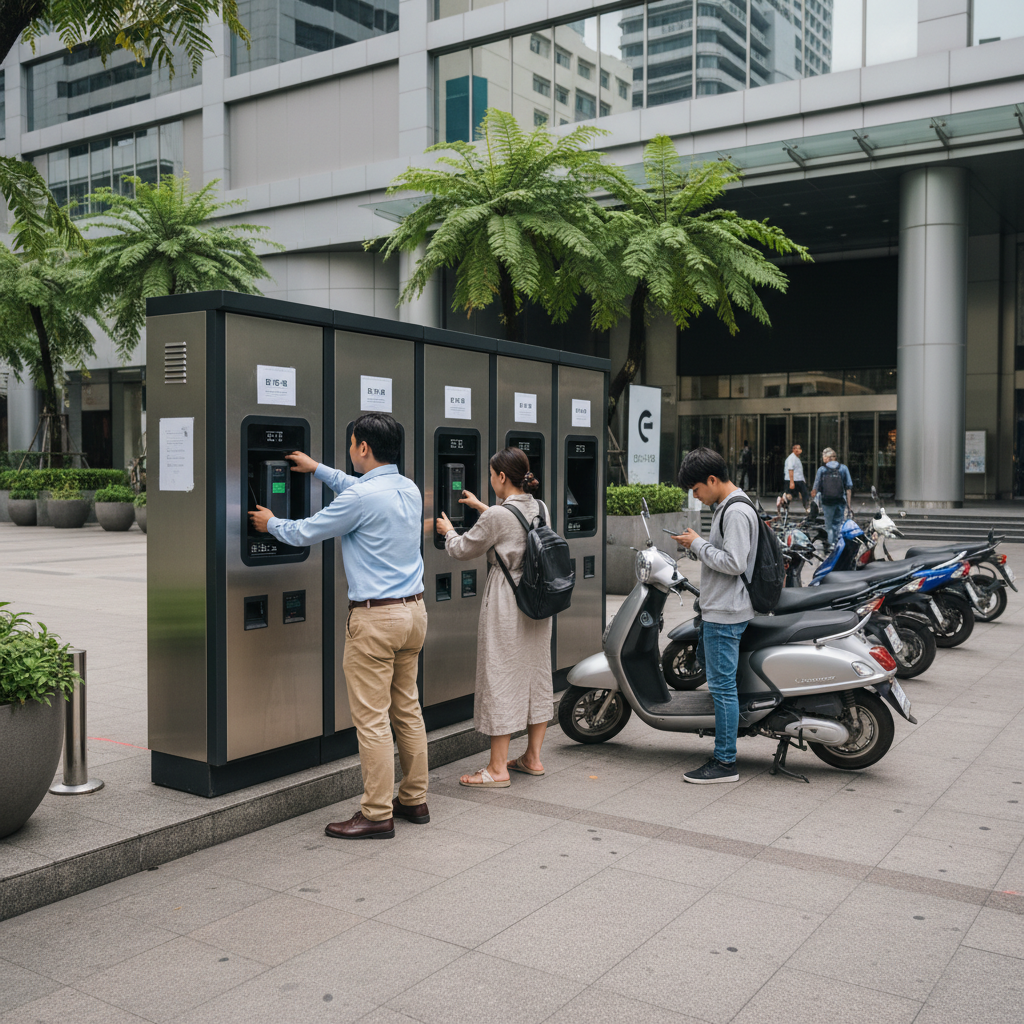 ส่องเทรนด์โลก: สถานีสลับแบตเตอรี่ E-Bike จ่อเข้าไทย - global-ebike-battery-swap-trend