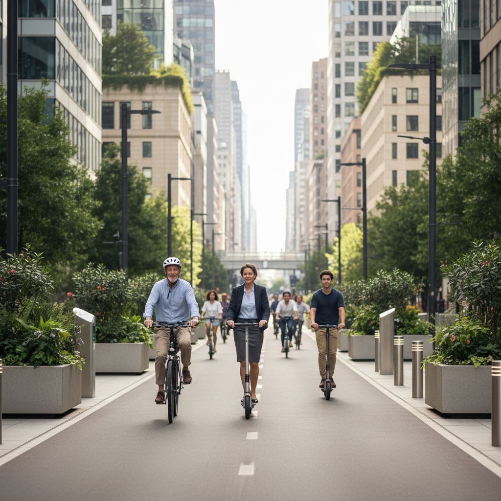 ข่าว EV ล่าสุด 2026: รัฐจ่อขยายเลน E-Bike ปลอดภัยทุกวัย - gov-ev-ebike-lane-2026