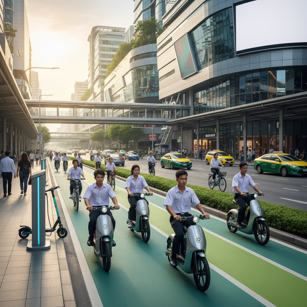 รัฐดันนโยบายหนุน E-Bike เล็งผุดเลนพิเศษรับเทรนด์ EV ปี 2027 - gov-ev-ebike-lane-policy