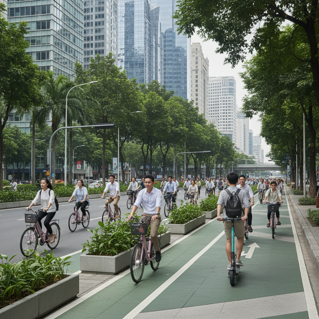 รัฐจ่อหนุนนโยบาย EV ผุดเลน E-Bike ทั่วเมืองรับปี 2026 - gov-ev-ebike-lane-policy