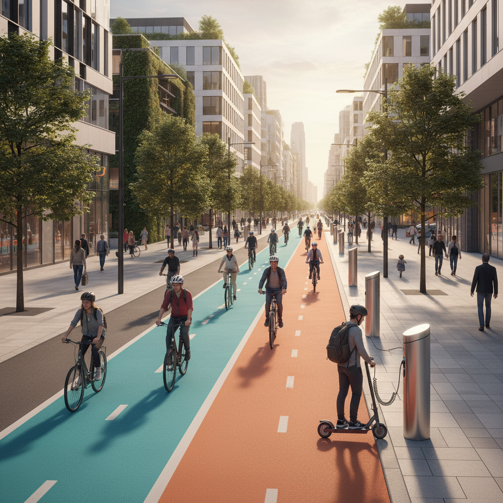 นโยบาย EV 2026! ภาครัฐดันเลนพิเศษหนุน E-Bike ขับขี่ปลอดภัย - gov-ev-policy-ebike-lane