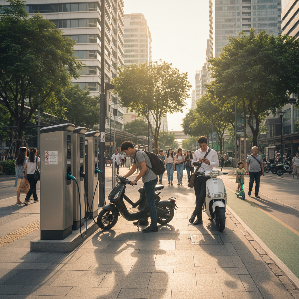 นโยบาย Q4/2026! รัฐเล็งขยายจุด Charging หนุน E-Bike เต็มสูบ - government-ev-charging-policy
