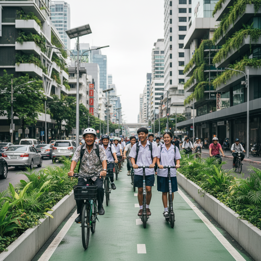 นโยบาย EV 2026! รัฐจ่อผุดเลนพิเศษ E-Bike ขับขี่ปลอดภัย - government-ev-policy-ebike-lane