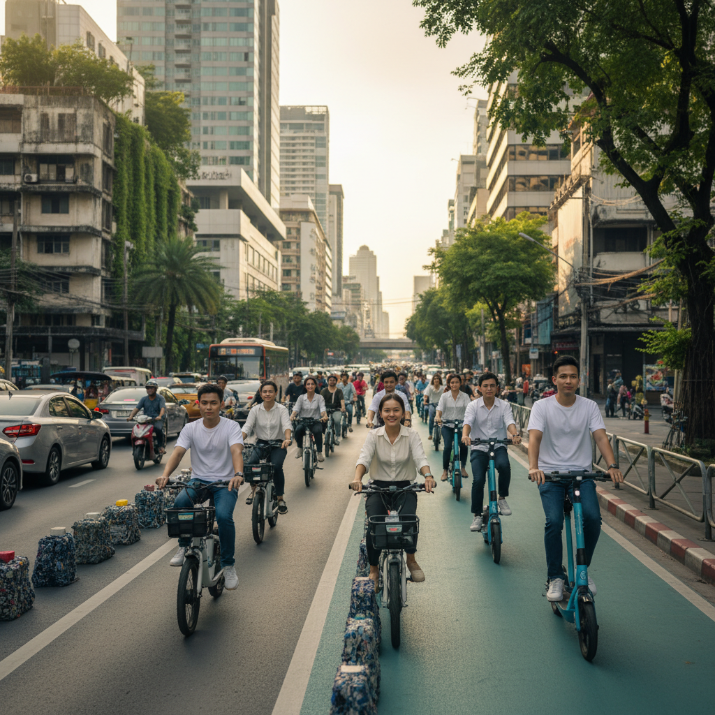 จ่อผุดเลนพิเศษ EV! รัฐหนุนใช้ E-Bike วิ่งฉลุยประหยัดสุด - government-ev-special-lane-trend