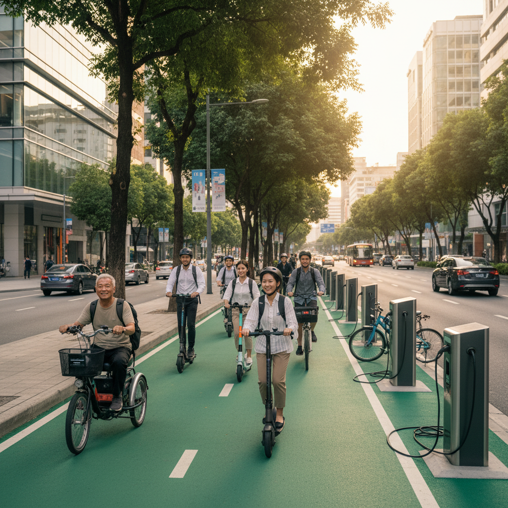 เทรนด์ EV 2026! ภาครัฐจ่อผุดเลน E-Bike ทั่วเมือง - govt-ebike-lane-ev-trend