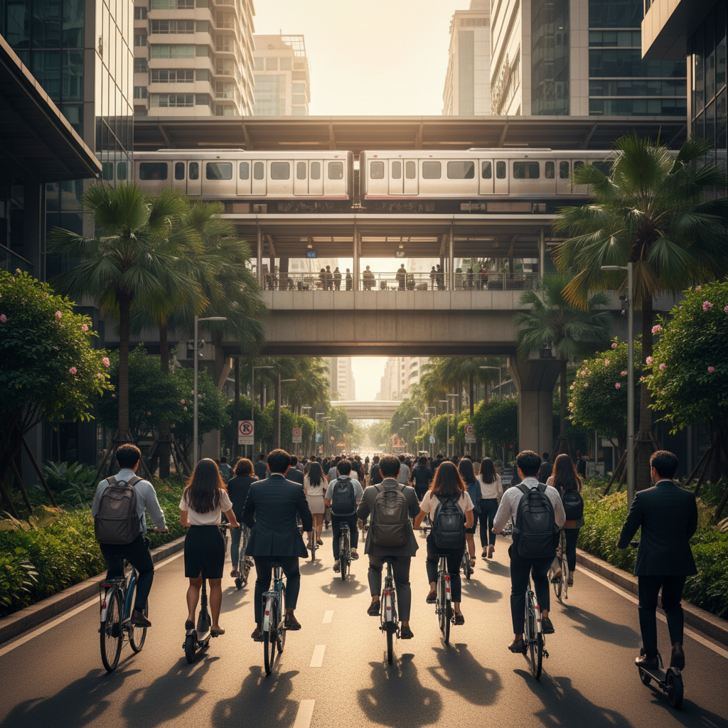เทรนด์ 2026: รัฐดันนโยบาย E-Bike เชื่อมต่อรถไฟฟ้า - govt-ebike-public-transit-trend