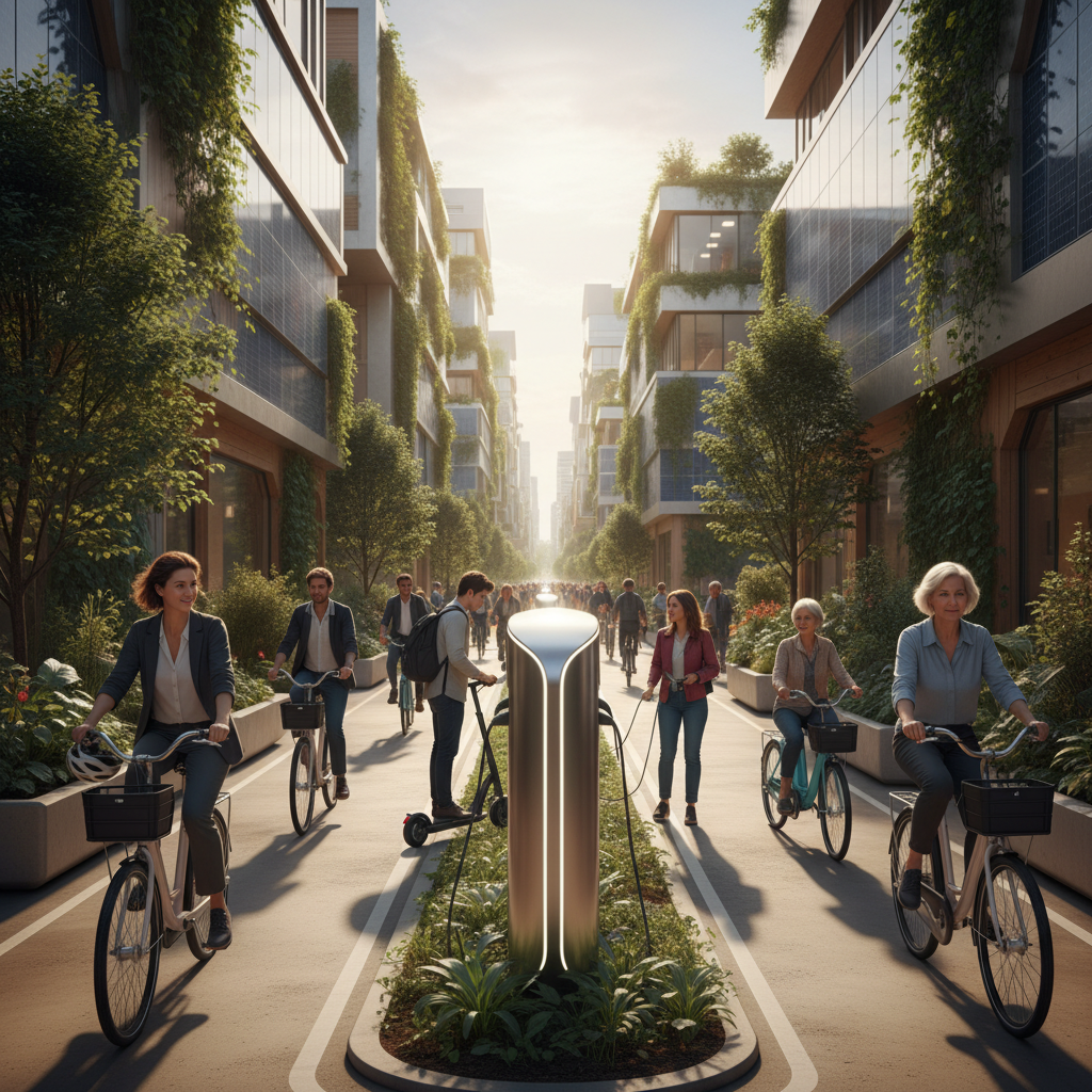 อนาคตเมืองสีเขียว 2026! ส่องเทรนด์เลน E-Bike ลดใช้น้ำมัน - green-city-ebike-ev-trend