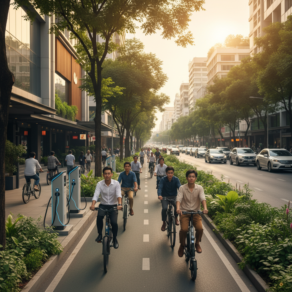 นโยบายเมืองสีเขียว 2026! ดัน E-Bike ฮิตทั่วไทย เซฟ energy - green-city-ebike-trend