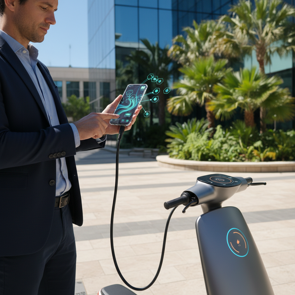 อนาคต EV: สกู๊ตเตอร์เชื่อมต่อ IoT จัดการแบตเตอรี่อัจฉริยะ - iot-smart-scooter-ev-trend
