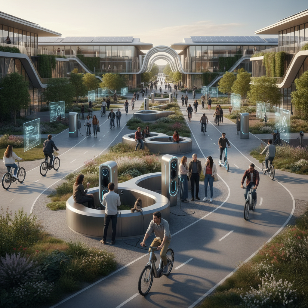 อนาคต E-Bike 2026: สมาร์ทแคมปัสหนุนสกู๊ตเตอร์ไฟฟ้าเต็มตัว - smart-campus-ebike-ev-trend