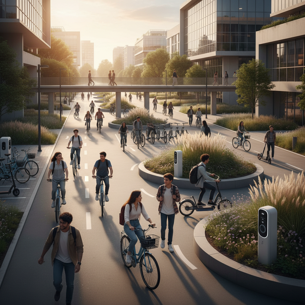เทรนด์ ม.ปลายปี 2026! E-Bike ไอเทมเซฟค่าน้ำมันรับเปิดเทอม - smart-campus-ebike-trend-2026