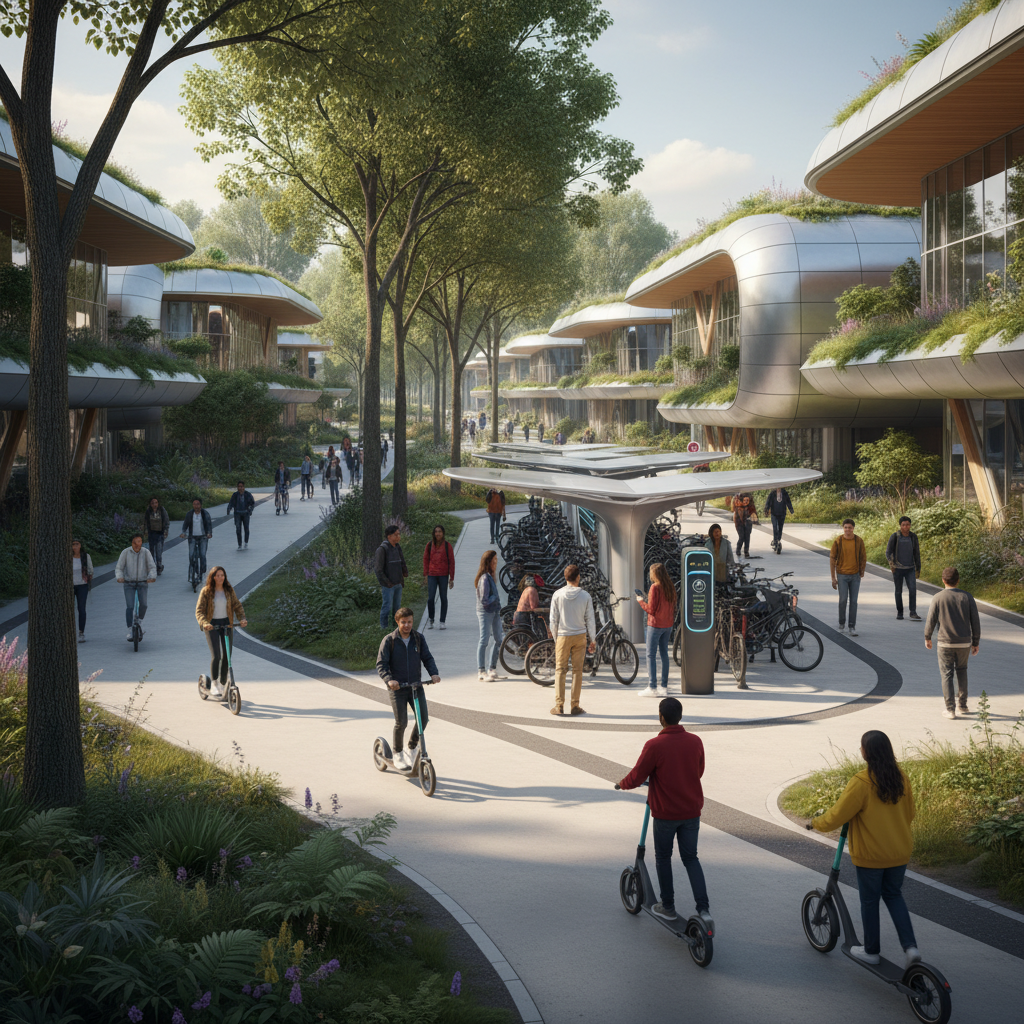 อัปเดตเทรนด์ Smart Campus 2027 สกู๊ตเตอร์ EV มาแรง! - smart-campus-ev-trend