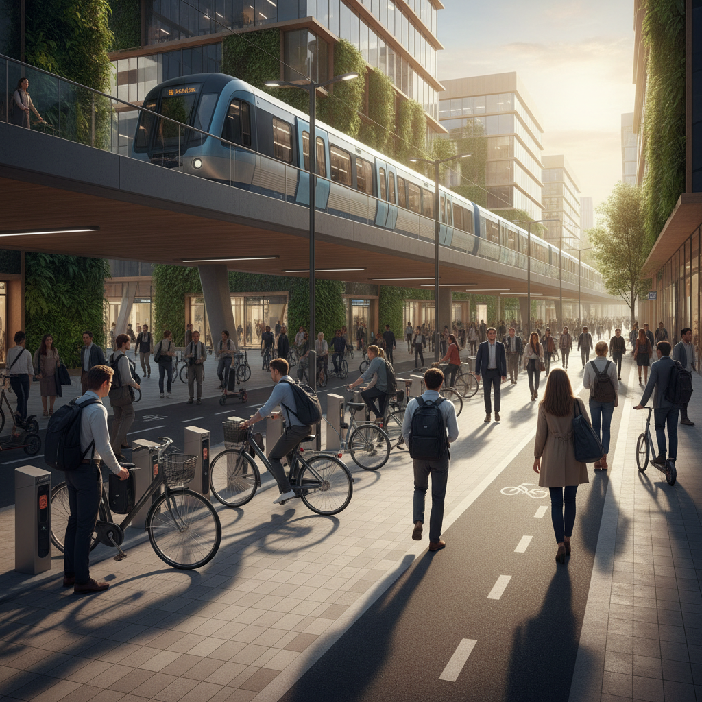 เทรนด์สมาร์ทซิตี้ 2026: E-Bike เชื่อมต่อรถไฟฟ้าเซฟพลังงาน - smart-city-ebike-ev-trend