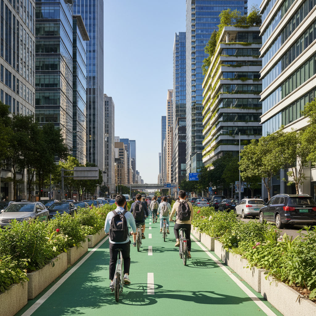 เทรนด์เมืองอนาคต 2026: ผุดเลนพิเศษรับ E-Bike ลดฝุ่น - smart-city-ebike-ev-trend