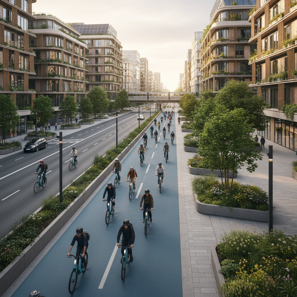 จับตาเทรนด์สมาร์ทซิตี้ 2027 ดัน E-Bike มีเลนพิเศษ - smart-city-ebike-ev-trend