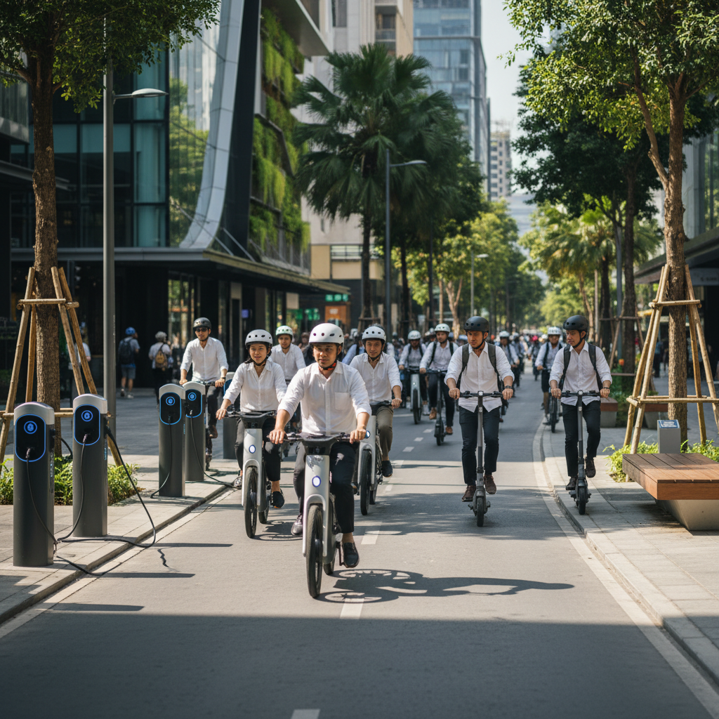 เทรนด์ EV 2026! เมืองอัจฉริยะขยายเลน E-Bike ขับขี่ปลอดภัย - smart-city-ebike-ev-trend