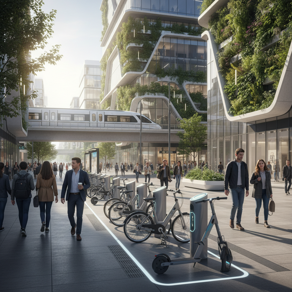 เทรนด์อนาคต: เมืองอัจฉริยะดัน E-Bike เชื่อมต่อรถไฟฟ้า - smart-city-ebike-ev-trend