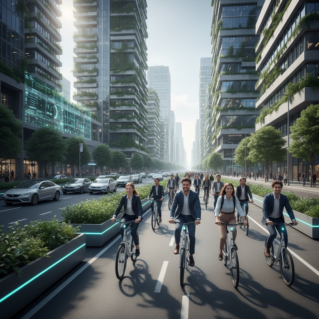 เทรนด์โลก 2026! สมาร์ทซิตี้ผุด 'เลนพิเศษ' หนุนใช้ E-Bike - smart-city-ebike-lane-2026