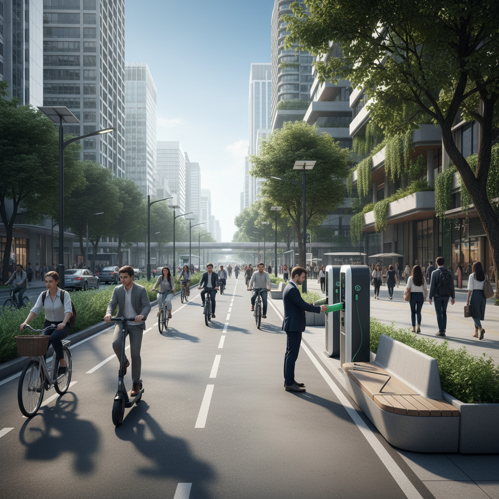 เทรนด์สมาร์ทซิตี้ 2027! เลนพิเศษ E-Bike หนุนสังคมไร้คาร์บอน - smart-city-ebike-lane-news