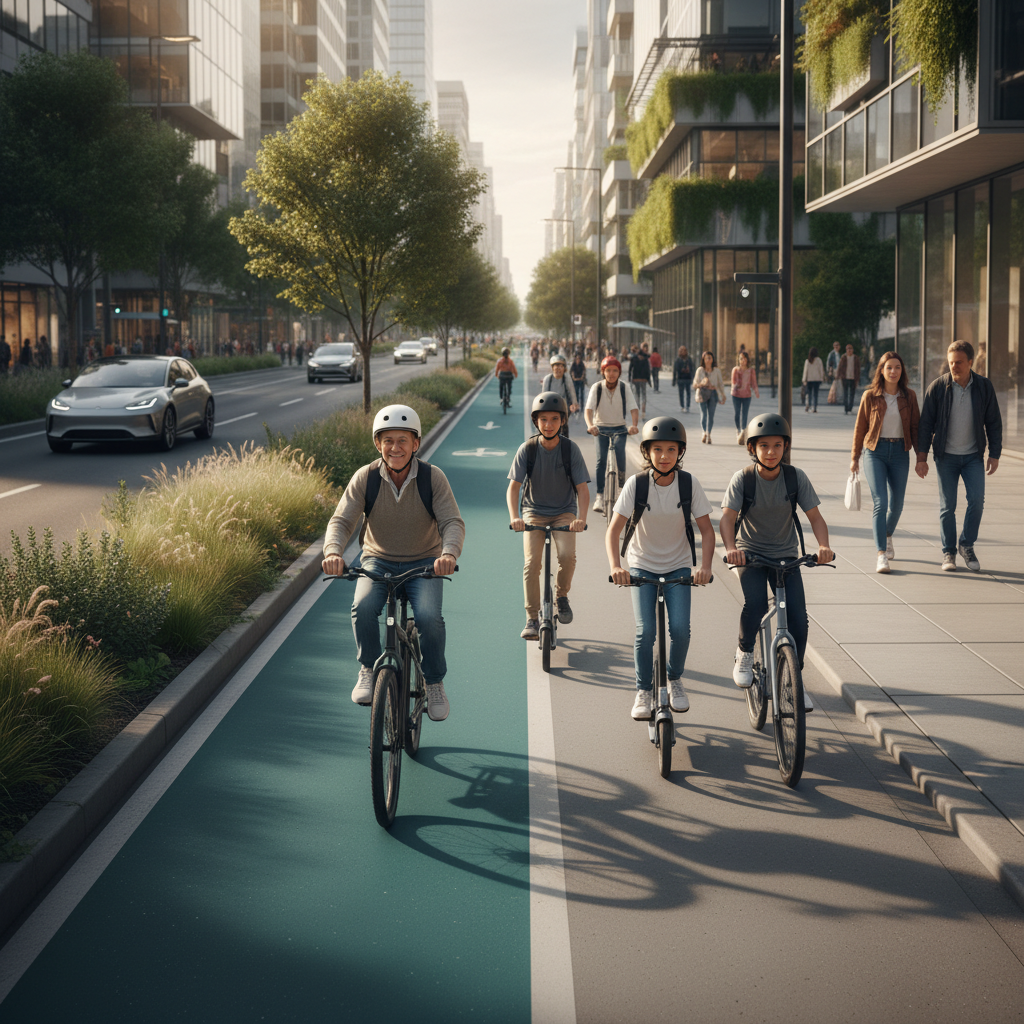 วิเคราะห์นโยบาย 2026: เลนพิเศษ E-Bike เปลี่ยนโฉมเมือง - smart-city-ebike-lane-trend