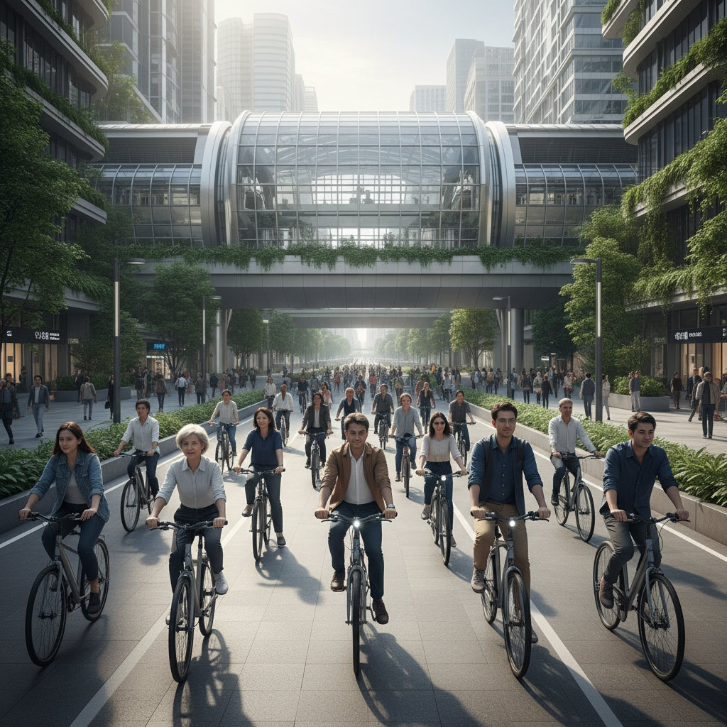 เทรนด์สมาร์ทซิตี้ 2026: E-Bike ยานพาหนะหลักเชื่อมต่อรถไฟฟ้า - smart-city-ebike-trend-2026