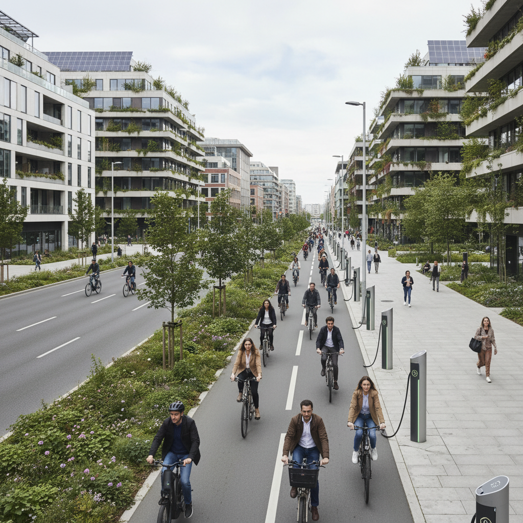 เทรนด์ EV 2026: รัฐจ่อดันสมาร์ทซิตี้ หนุนขับ E-Bike ปลอดภัย - smart-city-ev-ebike-trend