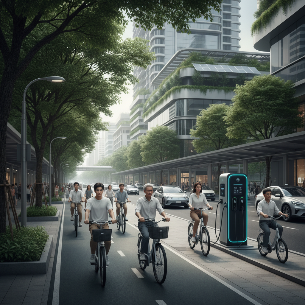อัปเดตเทรนด์ EV 2026: นโยบายรัฐดัน E-Bike สู่เมืองอัจฉริยะ - smart-city-ev-policy-ebike
