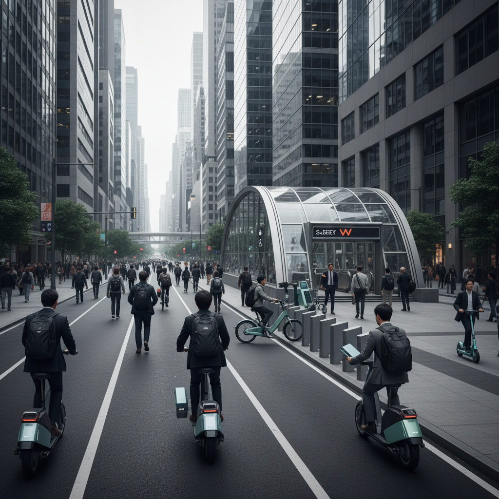 วิจัยโลกชี้! สกู๊ตเตอร์ EV จะเป็นพาหนะหลักคนเมืองปี 27 - smart-city-ev-scooter-trend