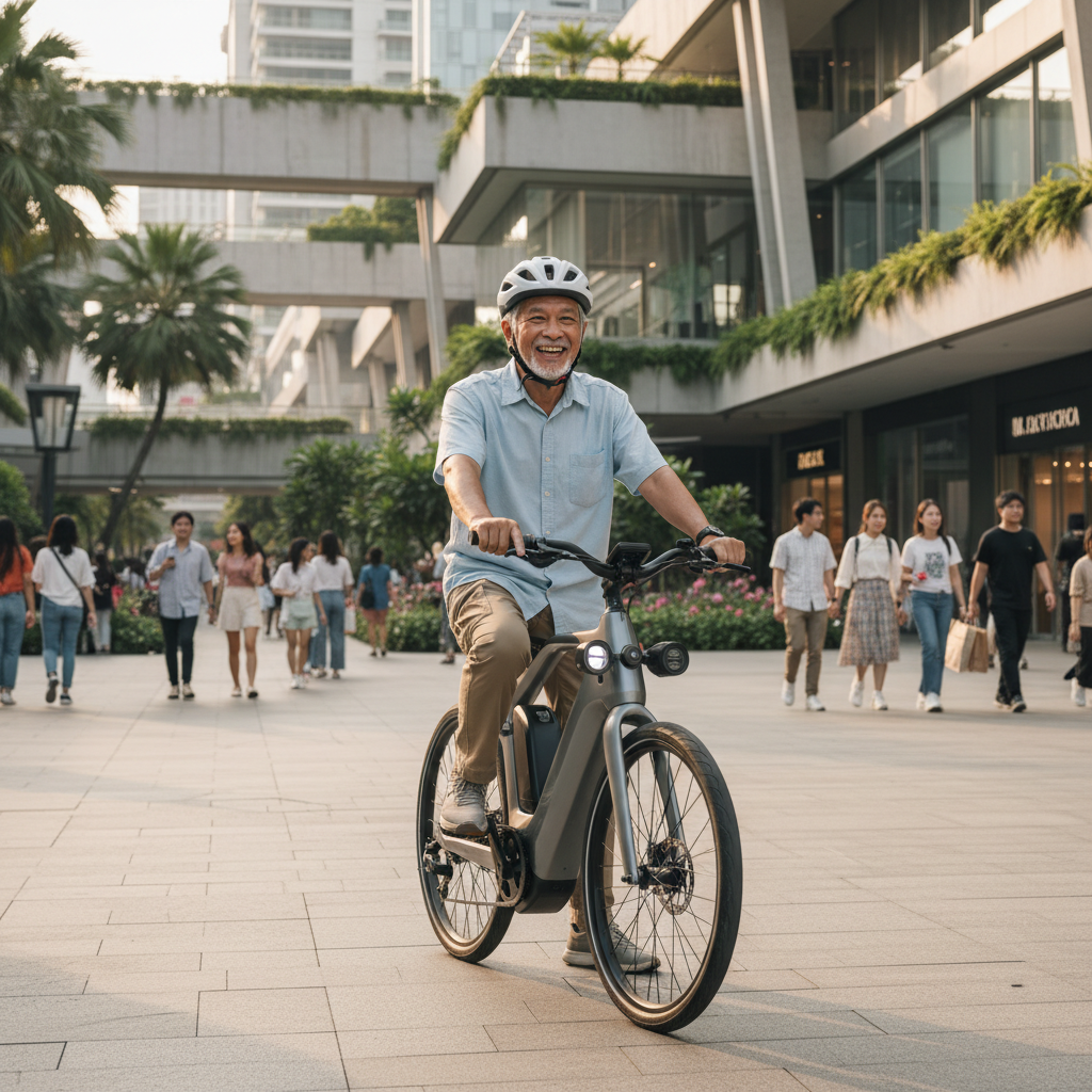 เทรนด์ 2027! E-Bike ติด AI กันชน ขับขี่ปลอดภัยเพื่อวัยเก๋า - smart-ebike-ai-safety-trend